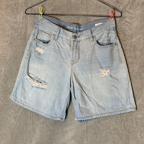 Old Navy Pants - Old Navy Boyfriend Distressed Shorts